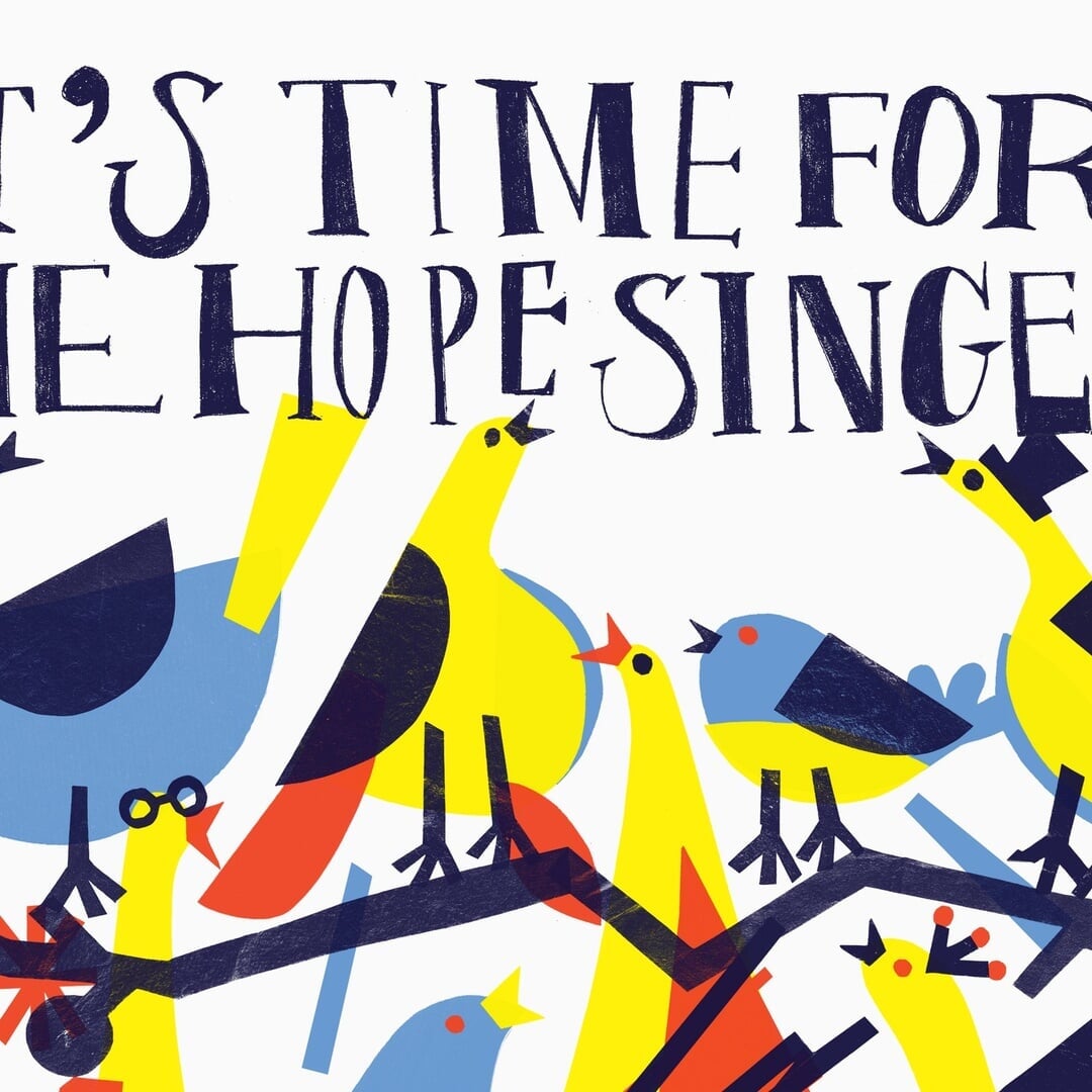 Record Sleeve Design for the Hope Singers Debut Album