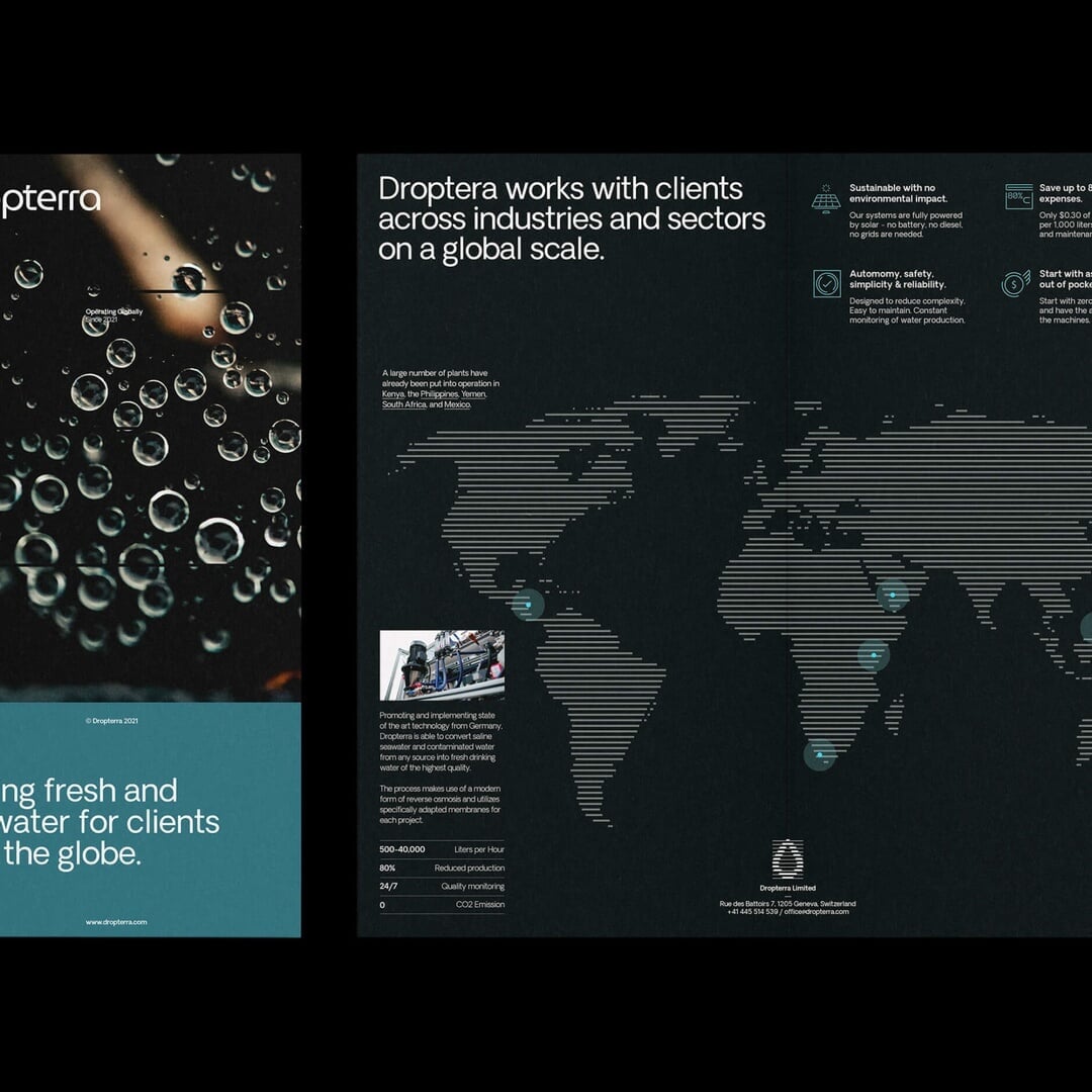 Visual Identity for a Water Tech Company