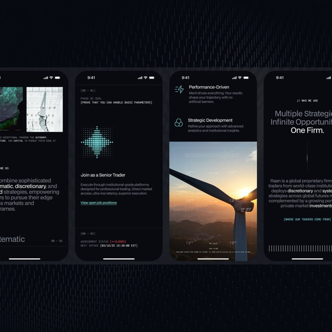 Brand Identity and Website for a Proprietary Trading Firm