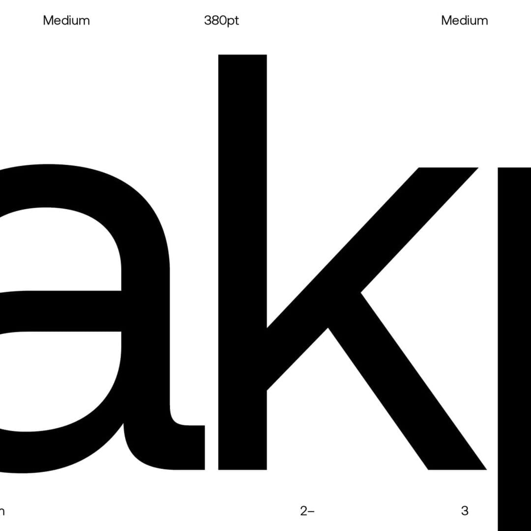 Specimen Book Design for Aeonik Pro Typeface