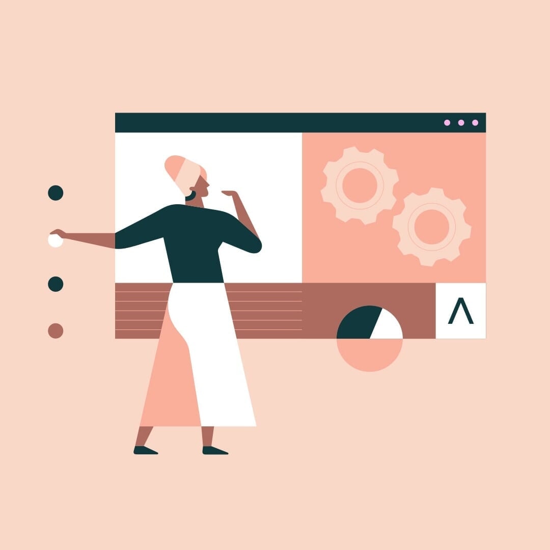 Illustration System for Ágora Investimento