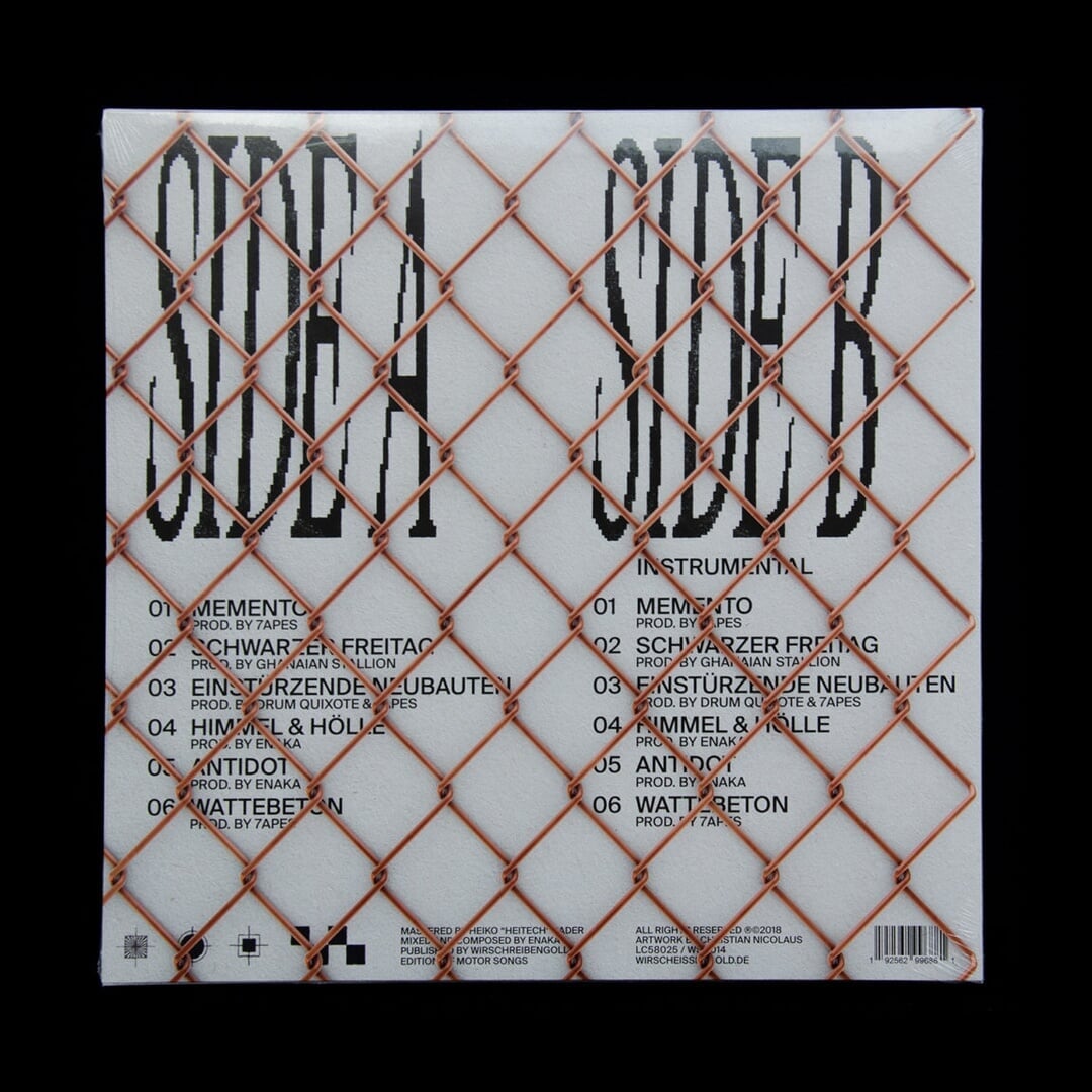 Album Artwork and Custom Typeface for Sickless Beta EP