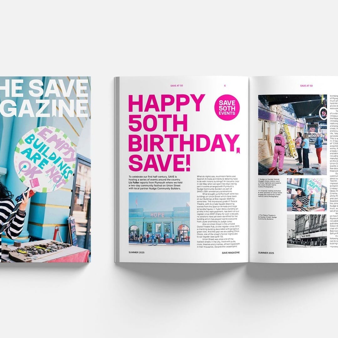 Rebranding for SAVE Britain's Heritage
