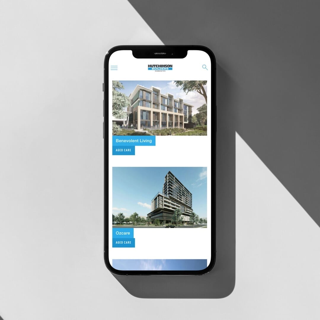 Website Design for Hutchinson Builders