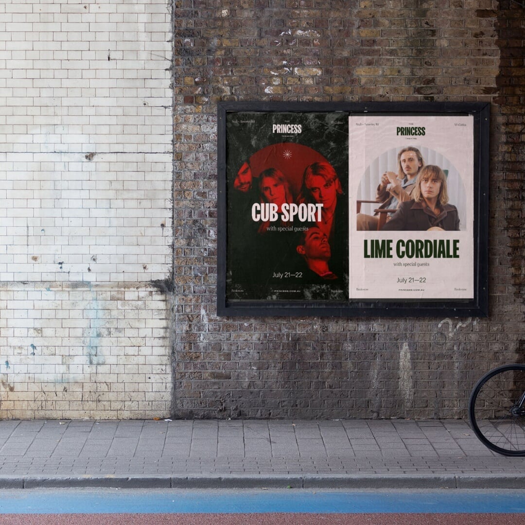 Brand Identity and Website for the Princess Theatre