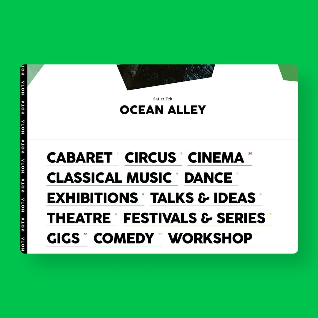 Website Design for Home of the Arts