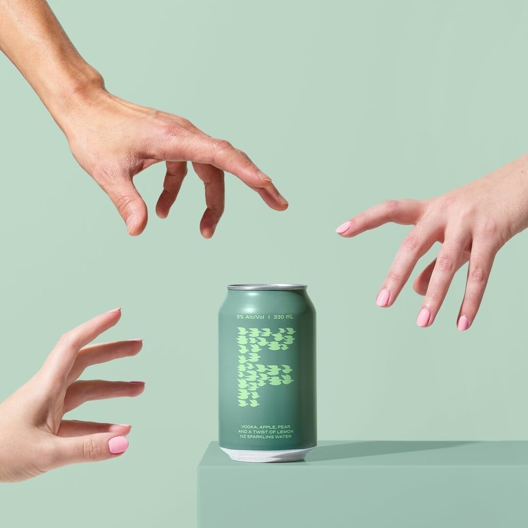 Brand Identity and Packaging for Flock RTD by Asahi