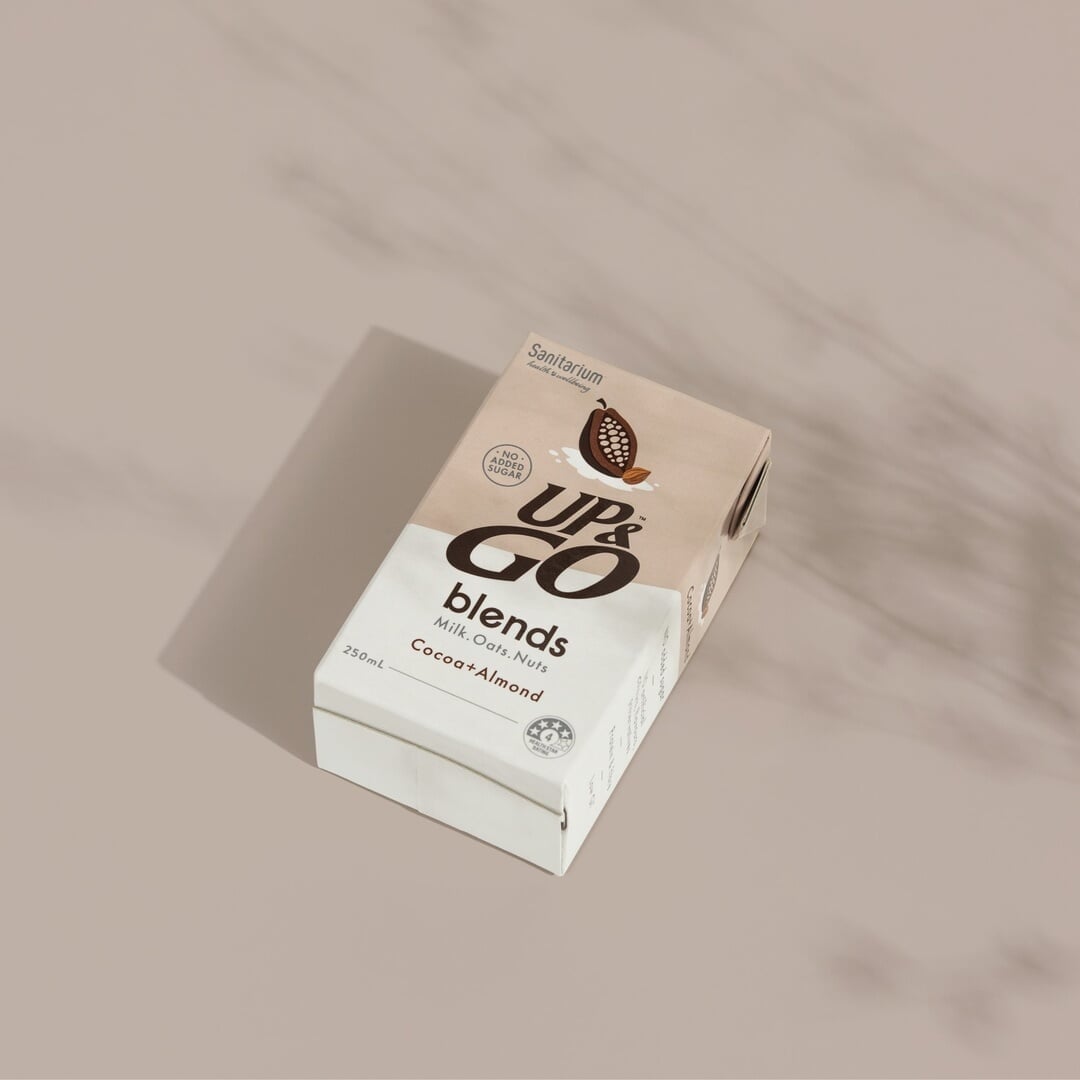 Packaging Design for Up & Go Blends