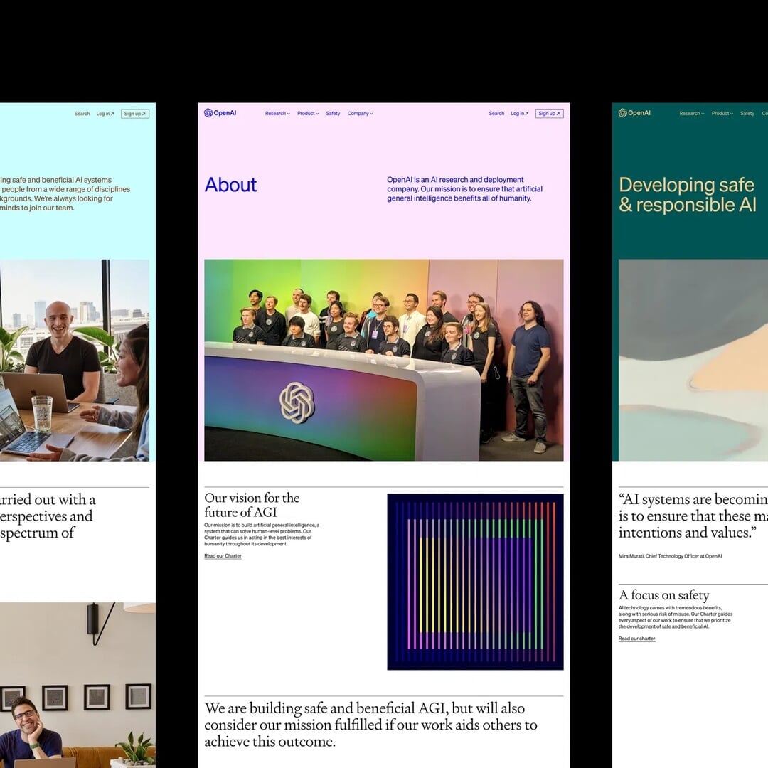 Brand and Website Design for OpenAI