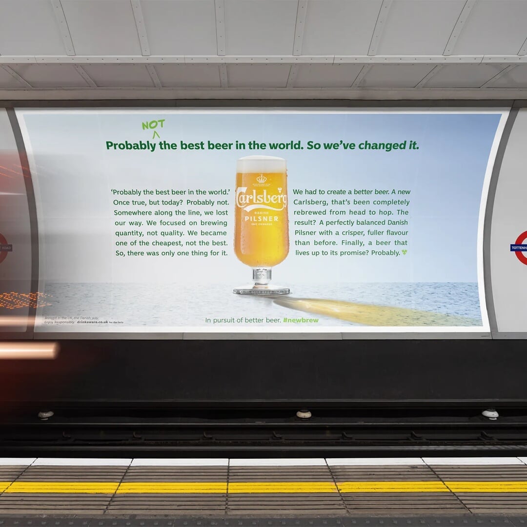 Advertising Campaign for Carlsberg Probably Not the Best Poster in the World