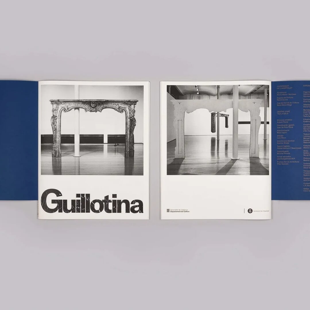 Editorial Design for Guillotina Exhibition Catalogue