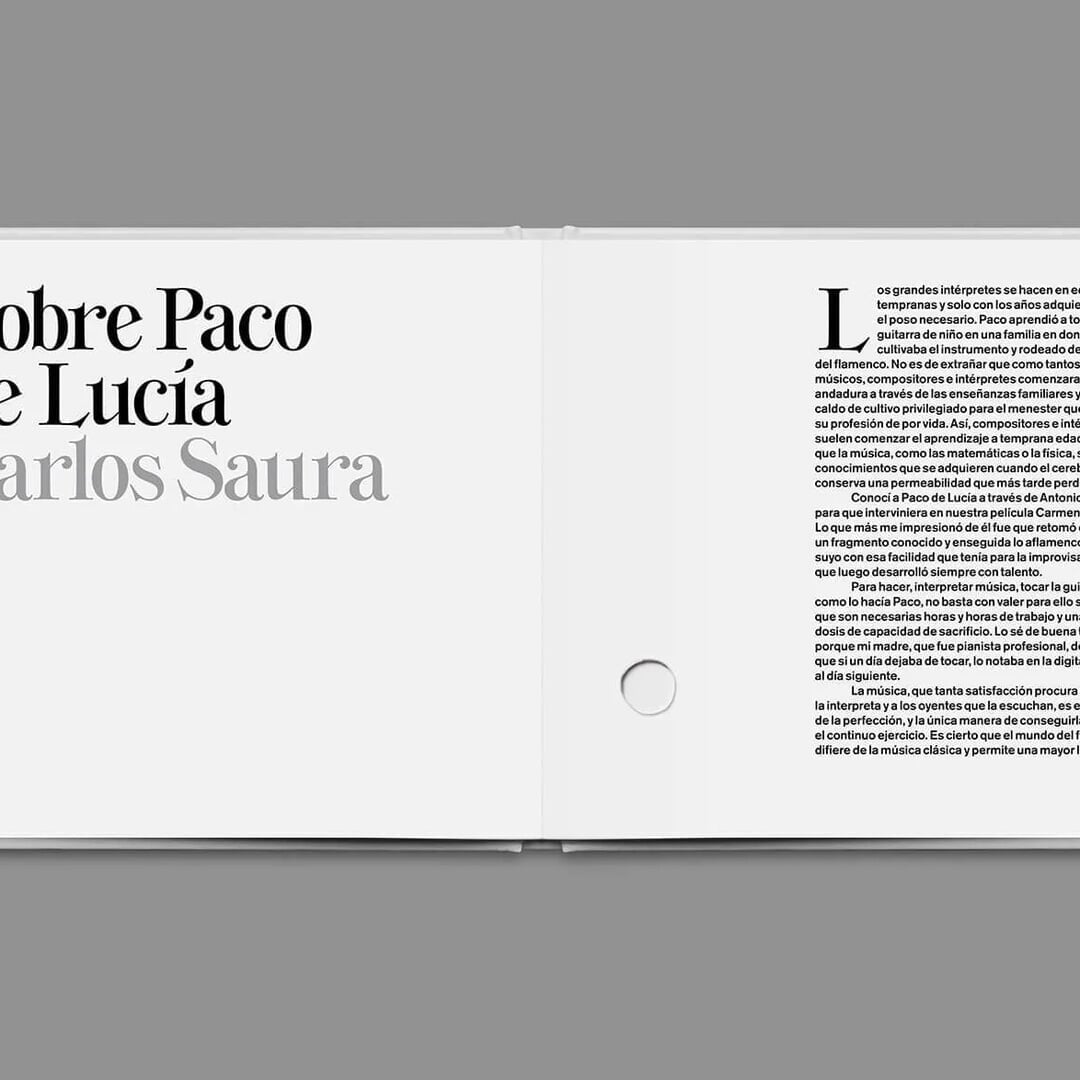 Album Packaging for Entre 20 Aguas Tribute to Paco De Lucía