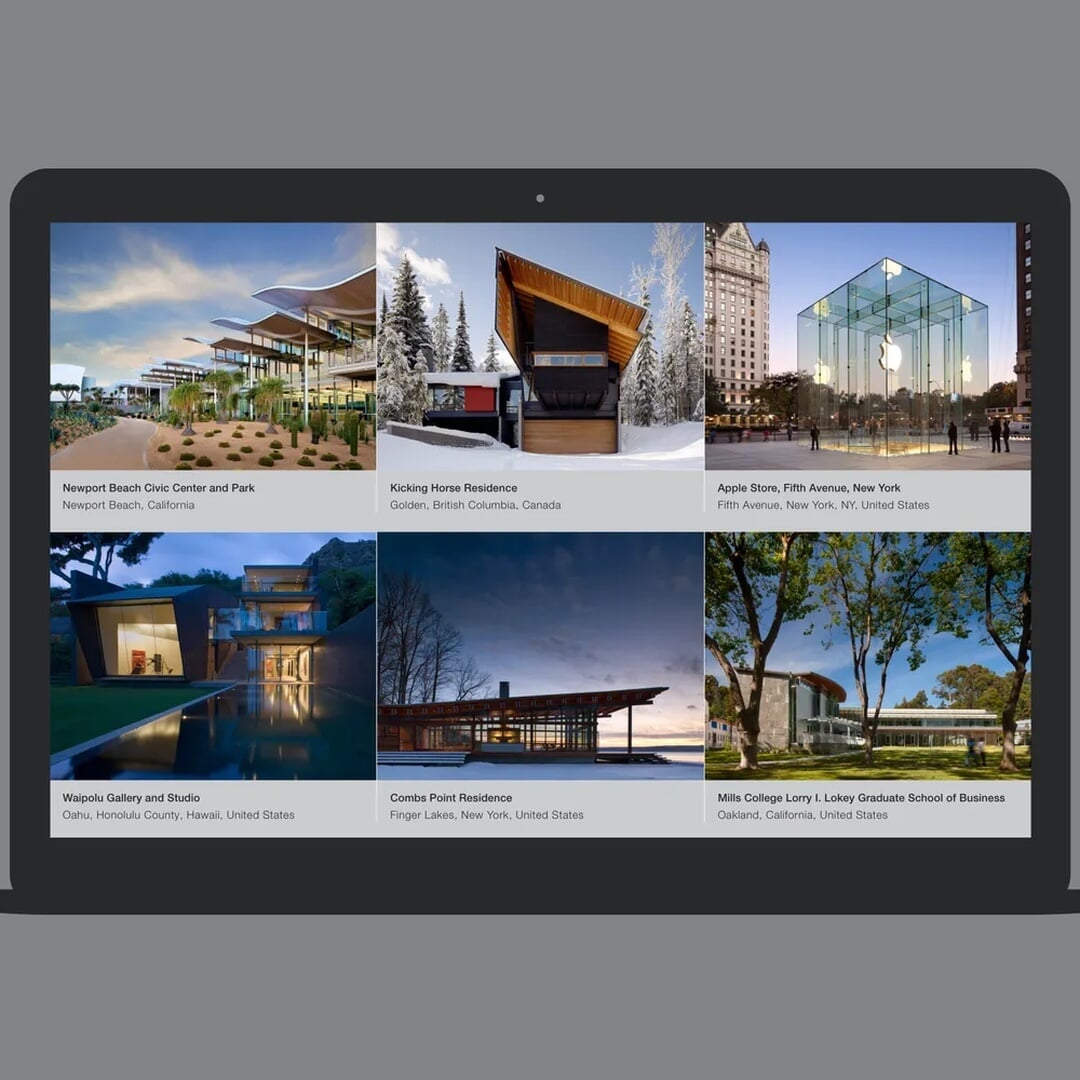Website Redesign for Bohlin Cywinski Jackson