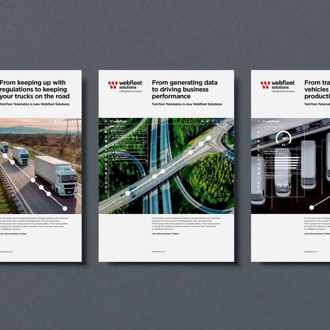 Rebranding for Webfleet Solutions