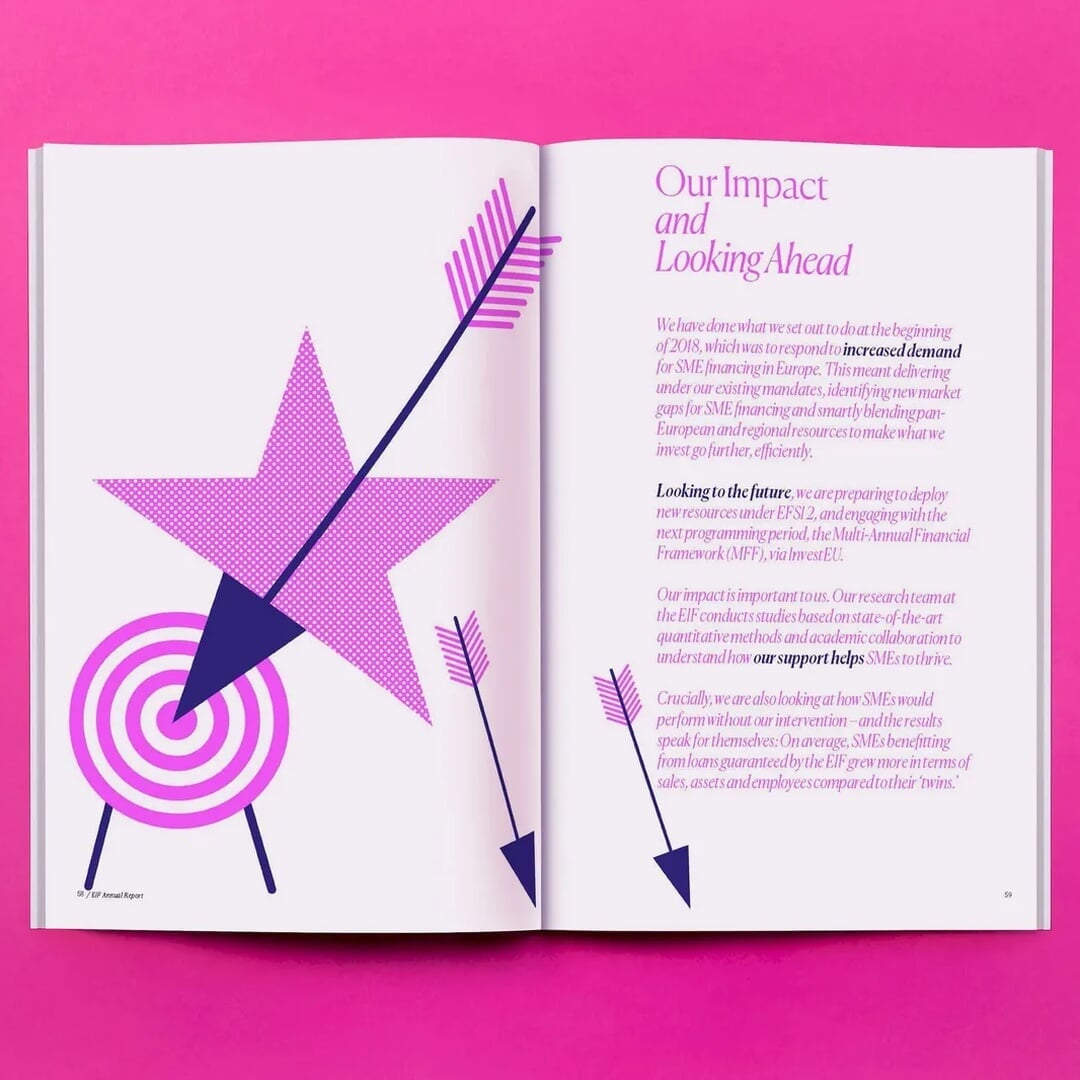 Editorial Design for European Investment Fund Annual Report