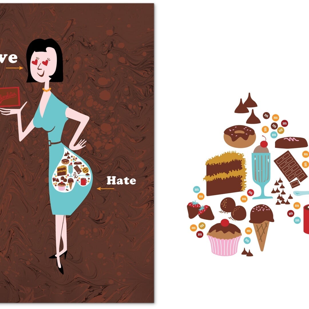 Poster Design for a Chocolate Brand