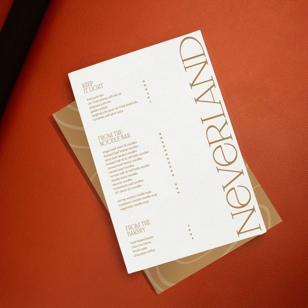 Brand Identity for a Taiwanese Noodle Bar and Bakery