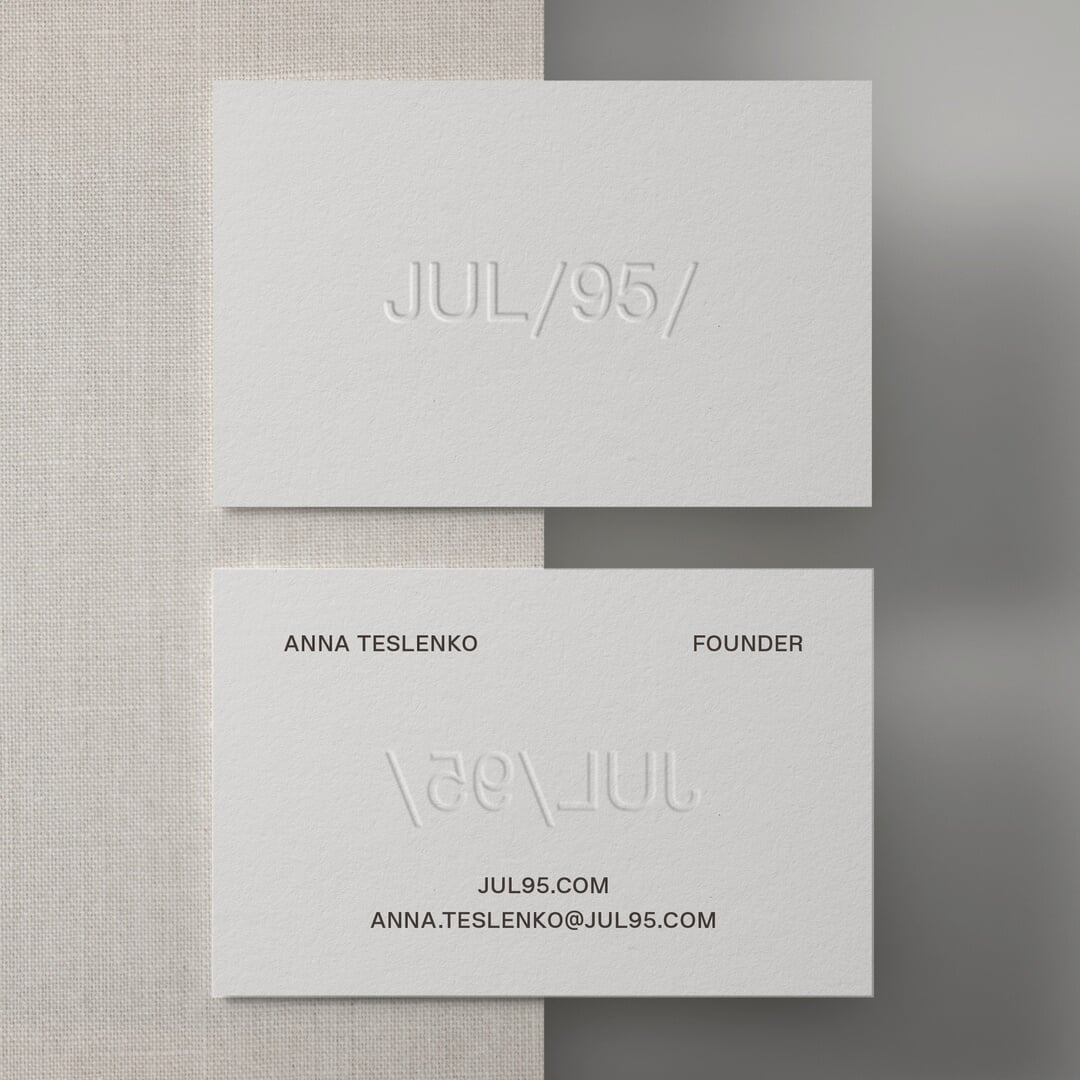 Brand Identity for Sustainable Fashion Label Jul'95
