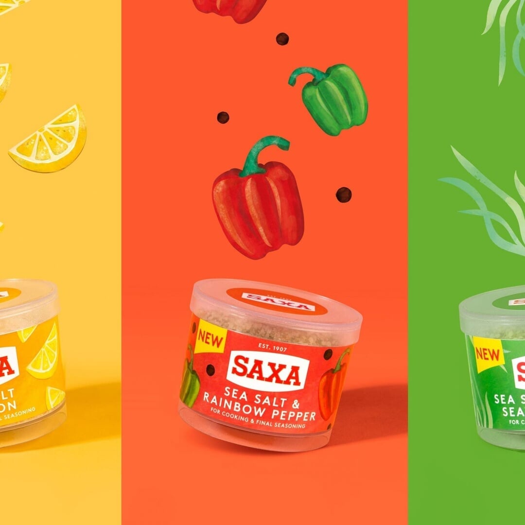 Packaging Redesign for Saxa Salt Range