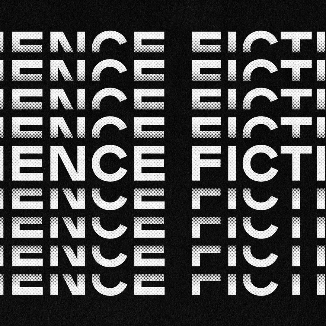 Exhibition Identity for Science Fiction at the Berman Museum of Art