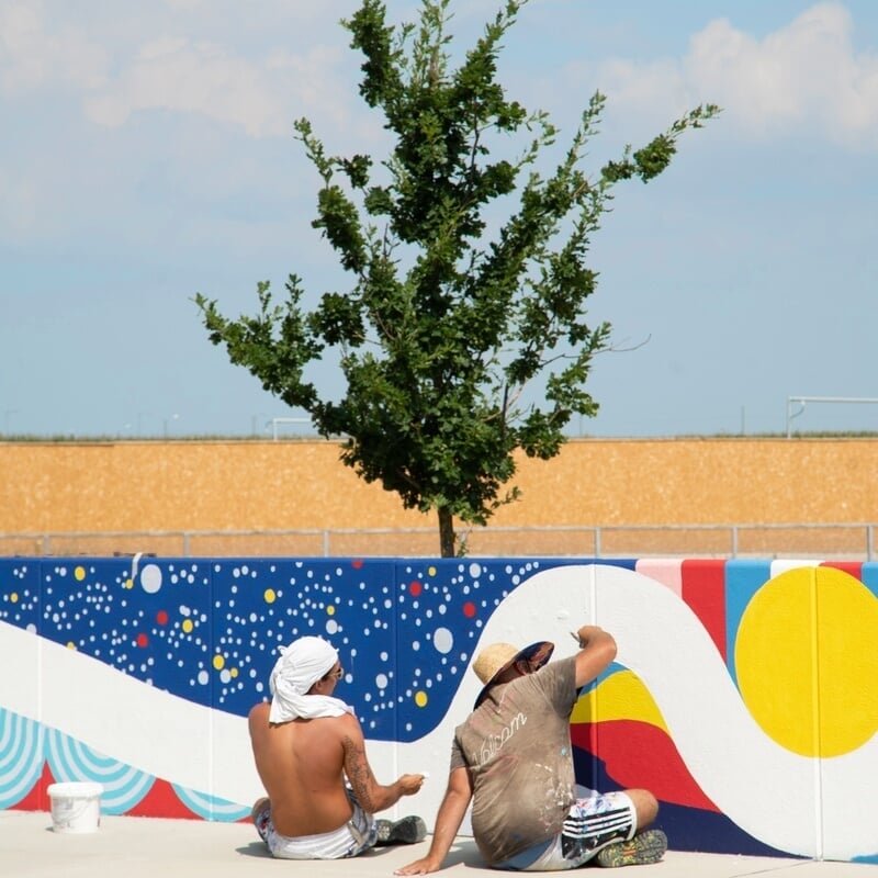 Public Art Mural for Aspern Seestadt Development