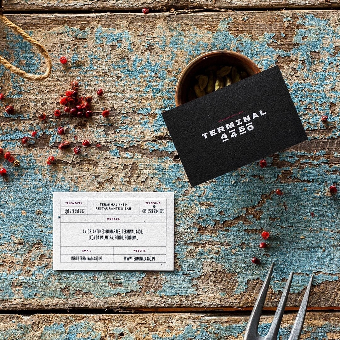 Brand Identity for Terminal 4450 Steakhouse