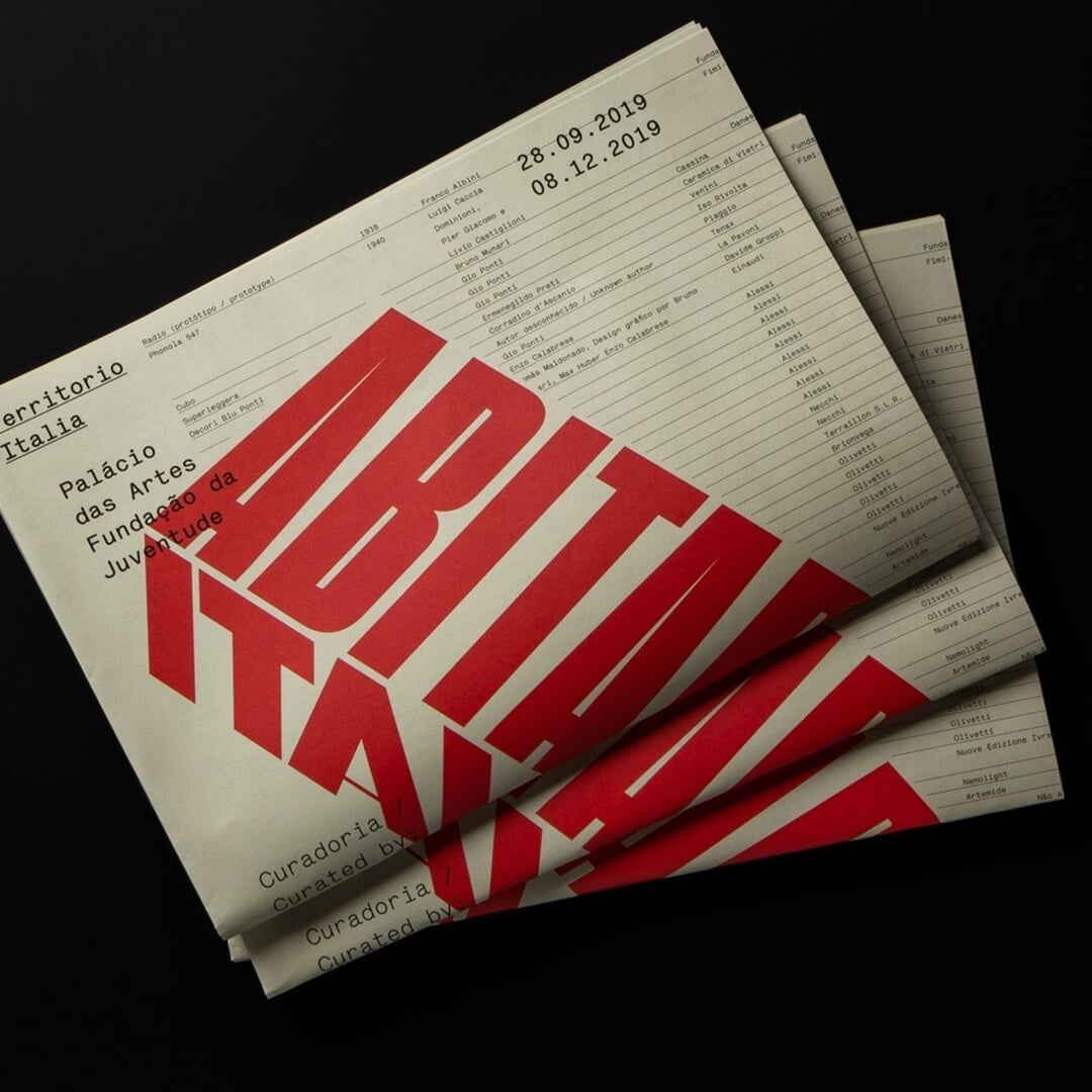 Exhibition Identity for Abitare Italia — Porto Design Biennale