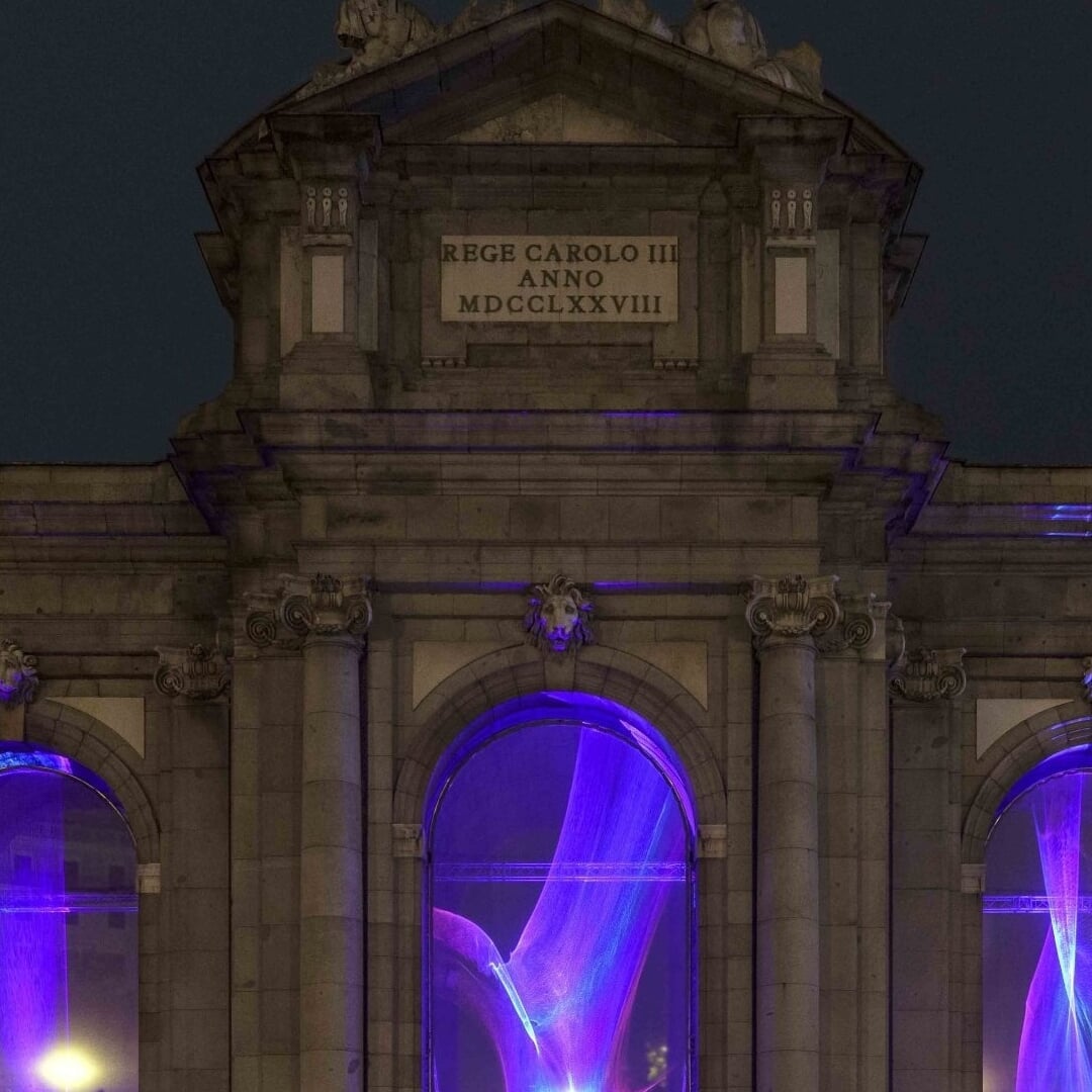 Light Installation for Color Madrid