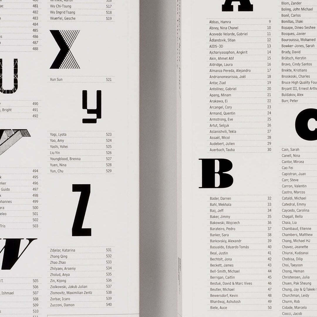 Book Design for Younger Than Jesus Artist Directory