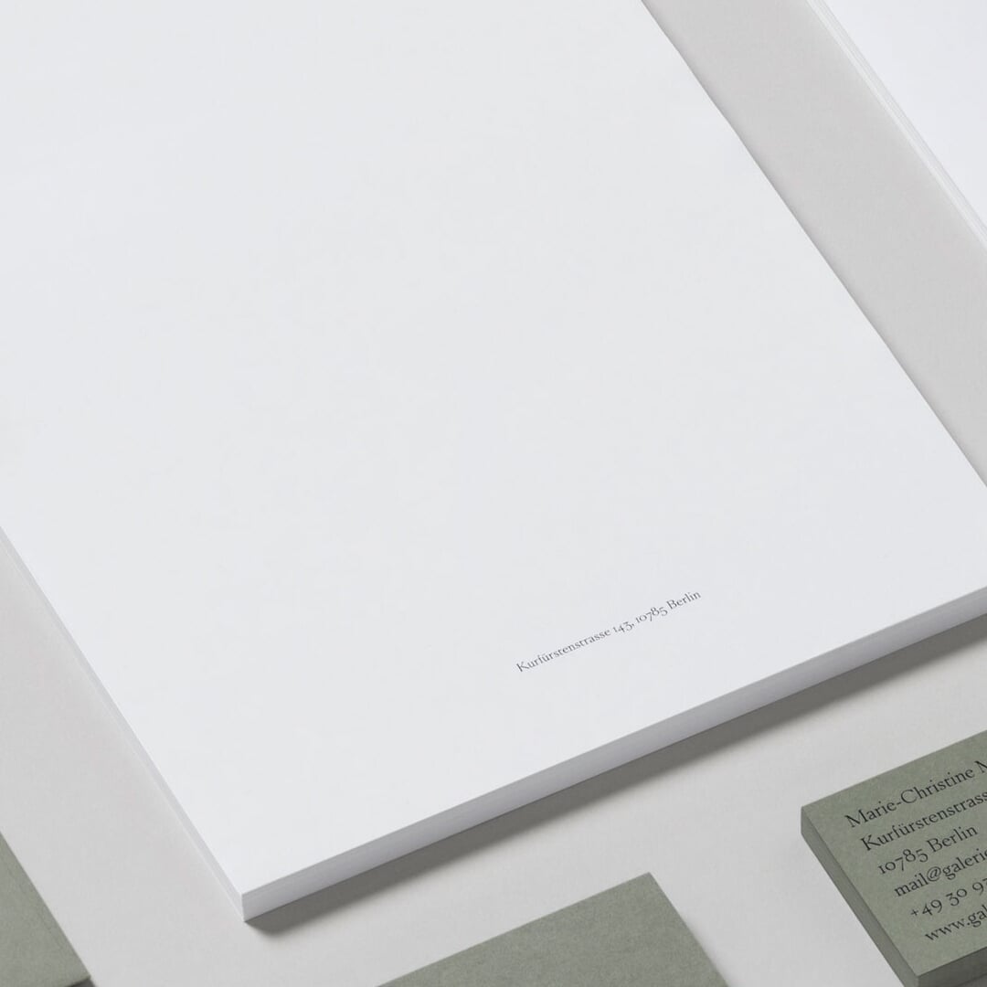Identity and Website Design for Galerie Molitor