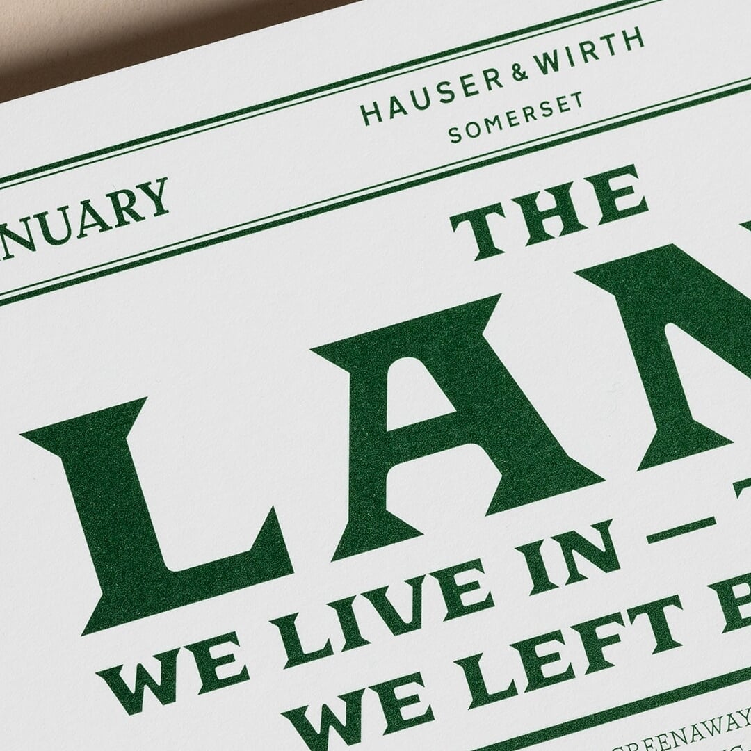 Exhibition Design for Hauser & Wirth Somerset