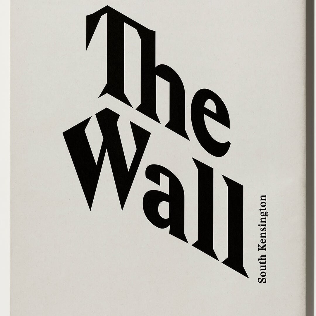 Exhibition Catalogue Design for Stefan Brüggemann’s the Wall