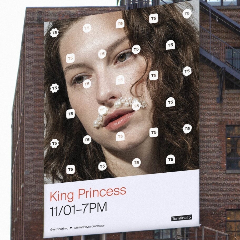 Brand Identity and Wayfinding for Terminal 5 Music Venue