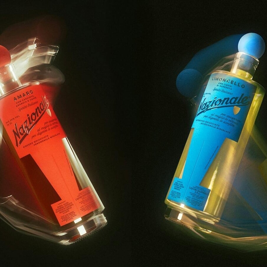 Packaging and Identity for Nazionale Italian Spirits