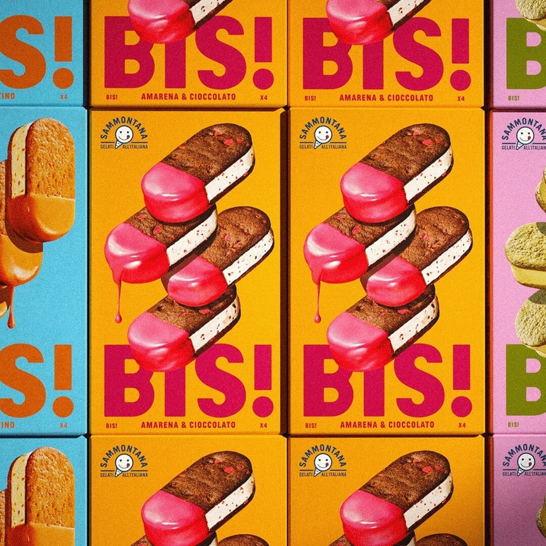 Packaging Identity for Sammontana BIS! Ice Cream Sandwiches