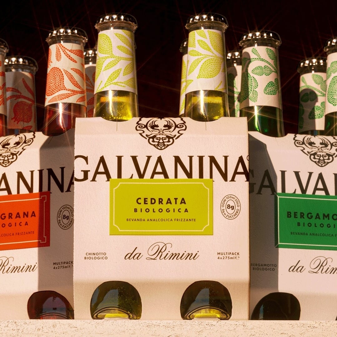 Packaging for Galvanina Soft Drinks