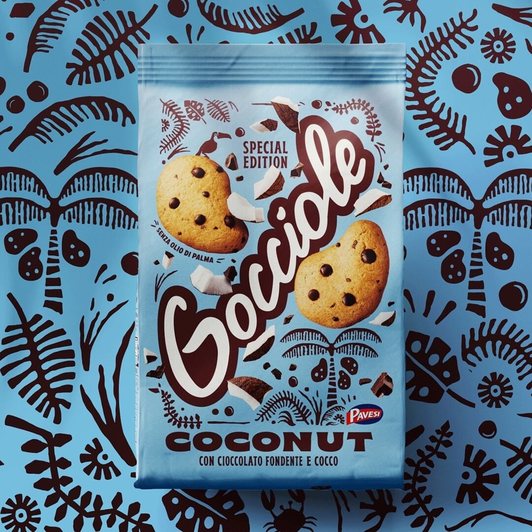 Packaging Design for Coconut Gocciole