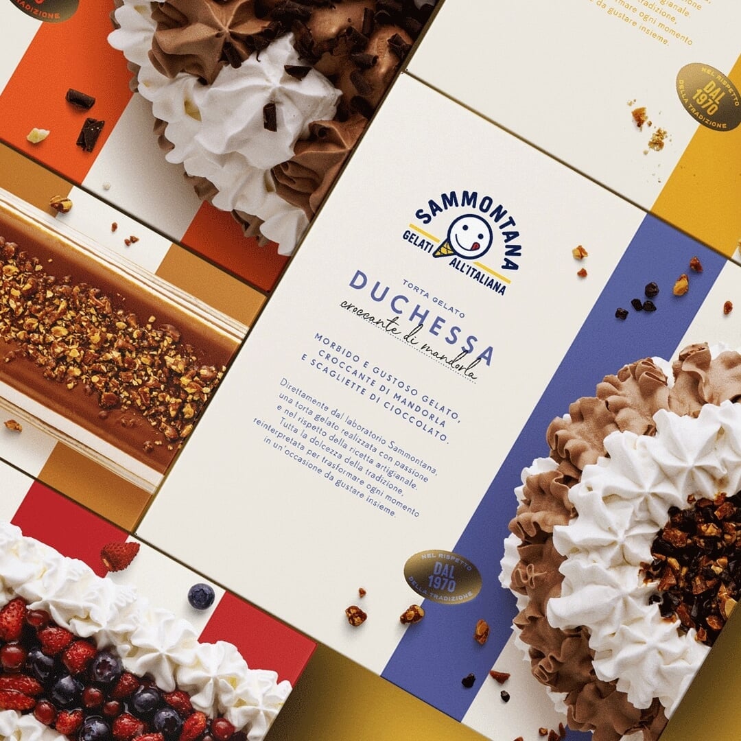 Packaging Redesign for Sammontana Ice-Cream Cakes