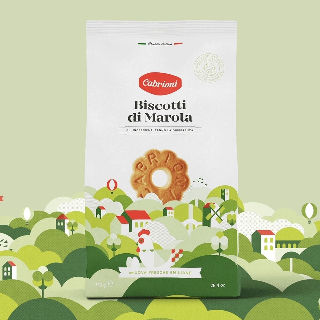 Identity and Packaging for Cabrioni Biscuits