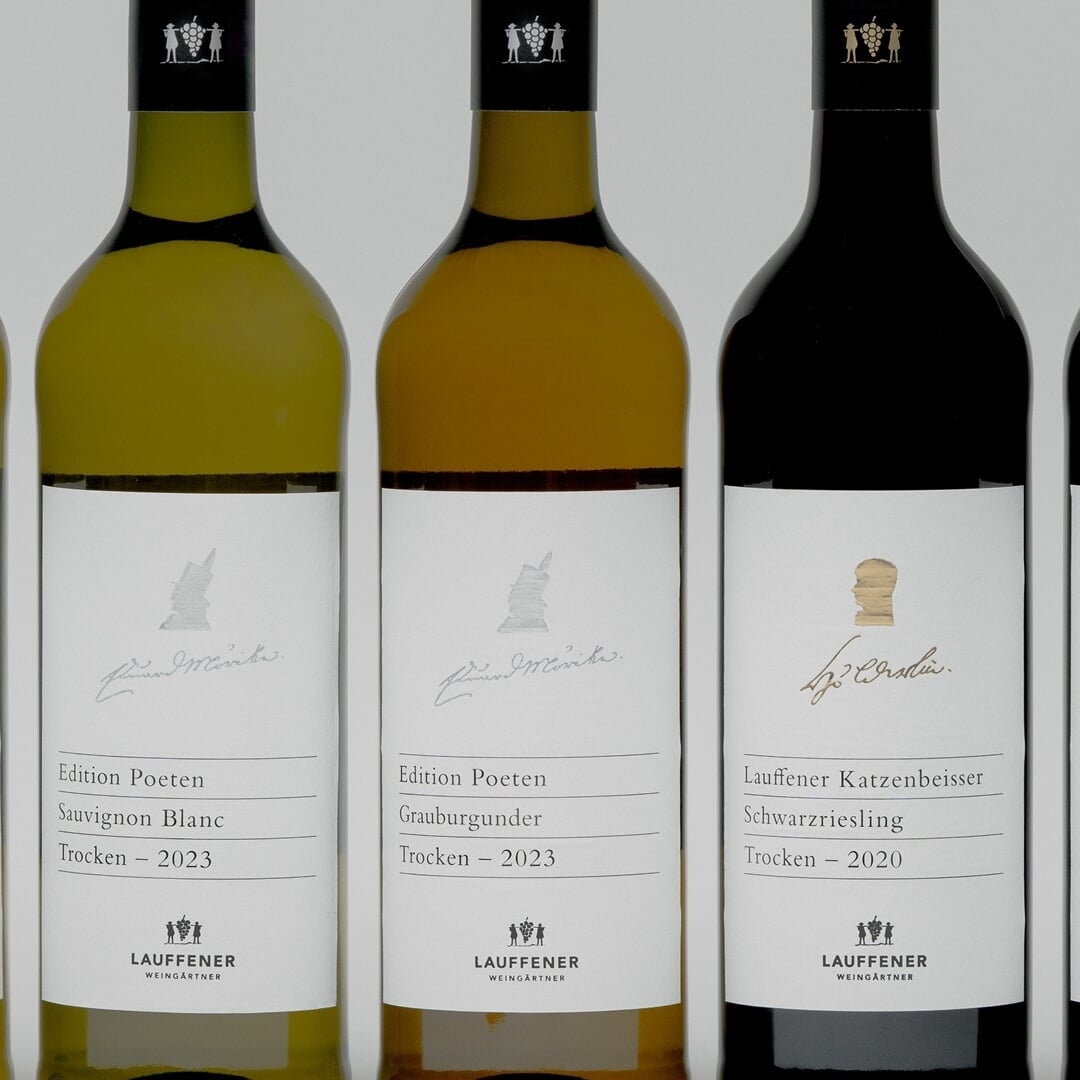 Wine Label Art Direction for Lauffener Weingärtner
