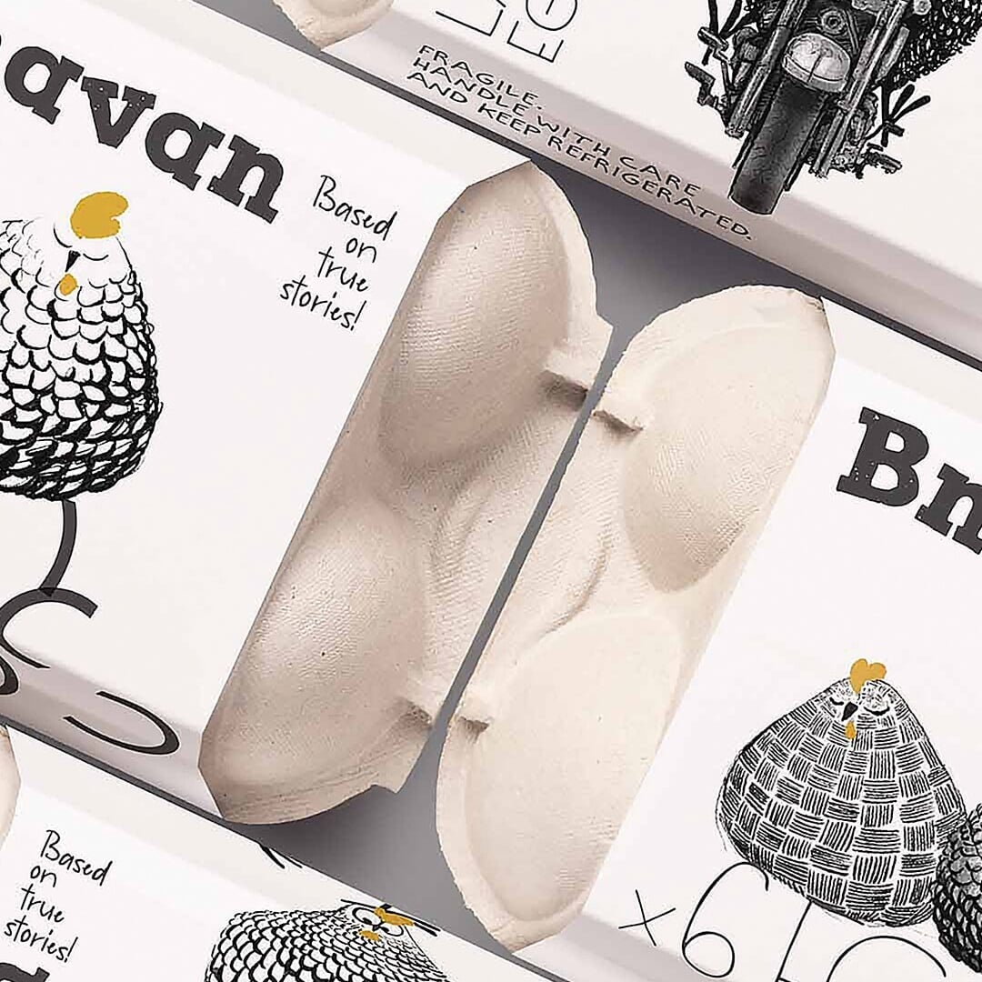 Packaging Design for Bnavan Eggs