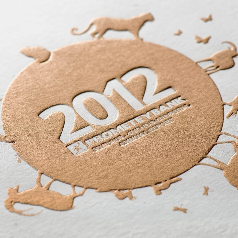 Annual Report Design for Prometey Bank
