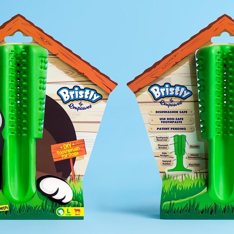 Branding and Packaging for a Dog Toothbrush