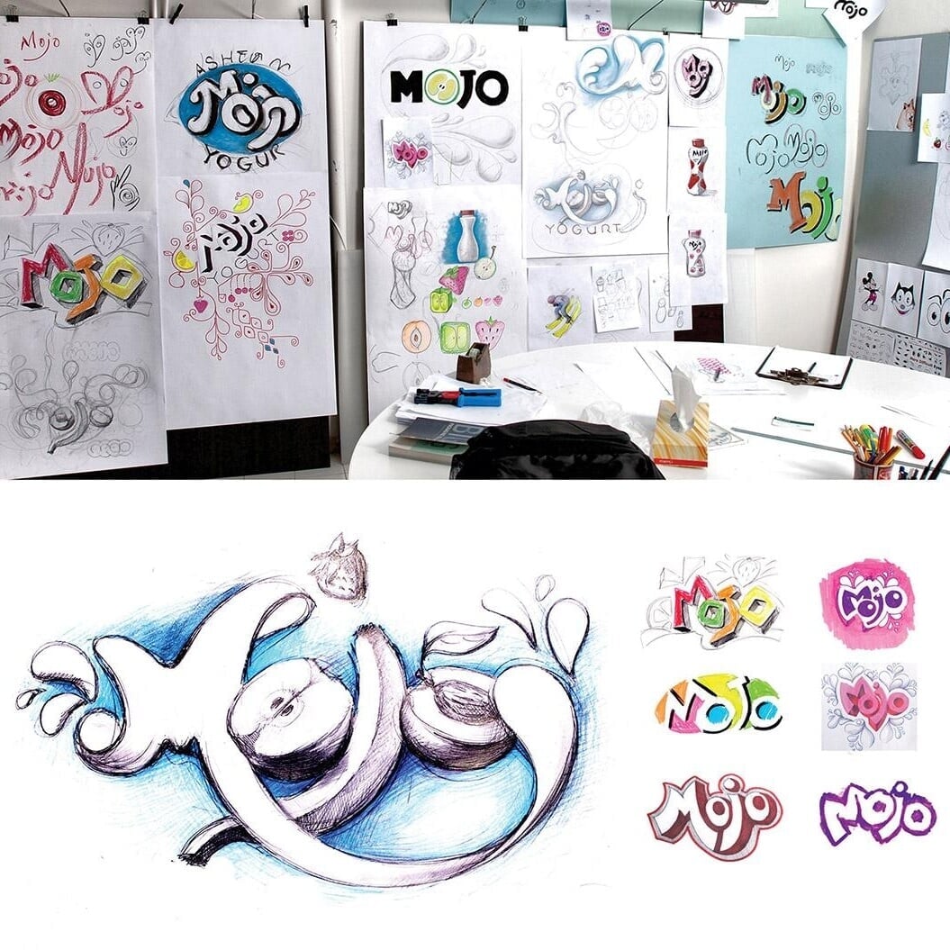 Packaging for MOJO Yogurt