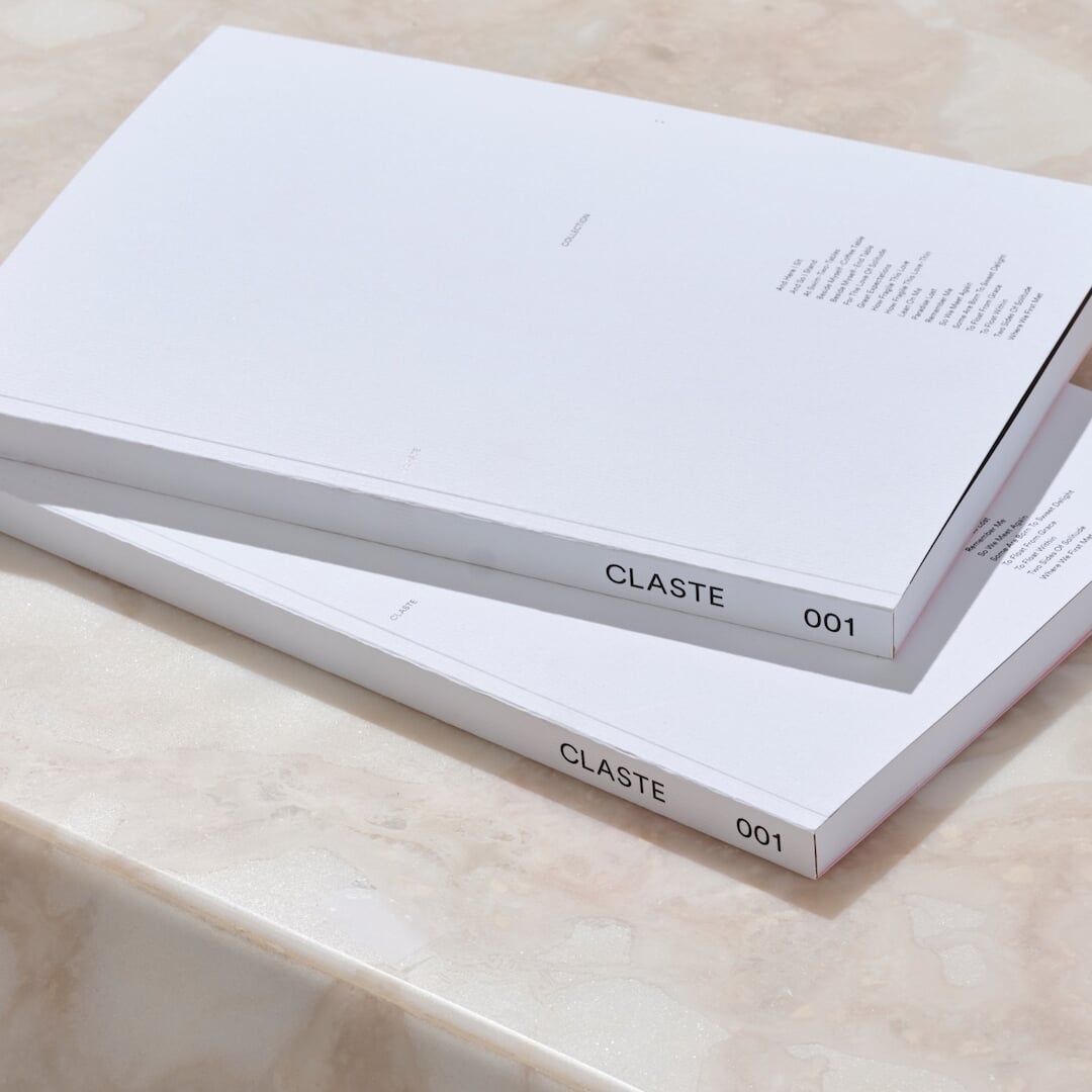 Brand Identity and Catalogue Design for Claste Collection