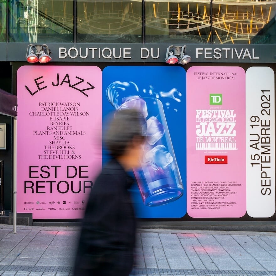 Visual Identity for Montreal International Jazz Festival 2021