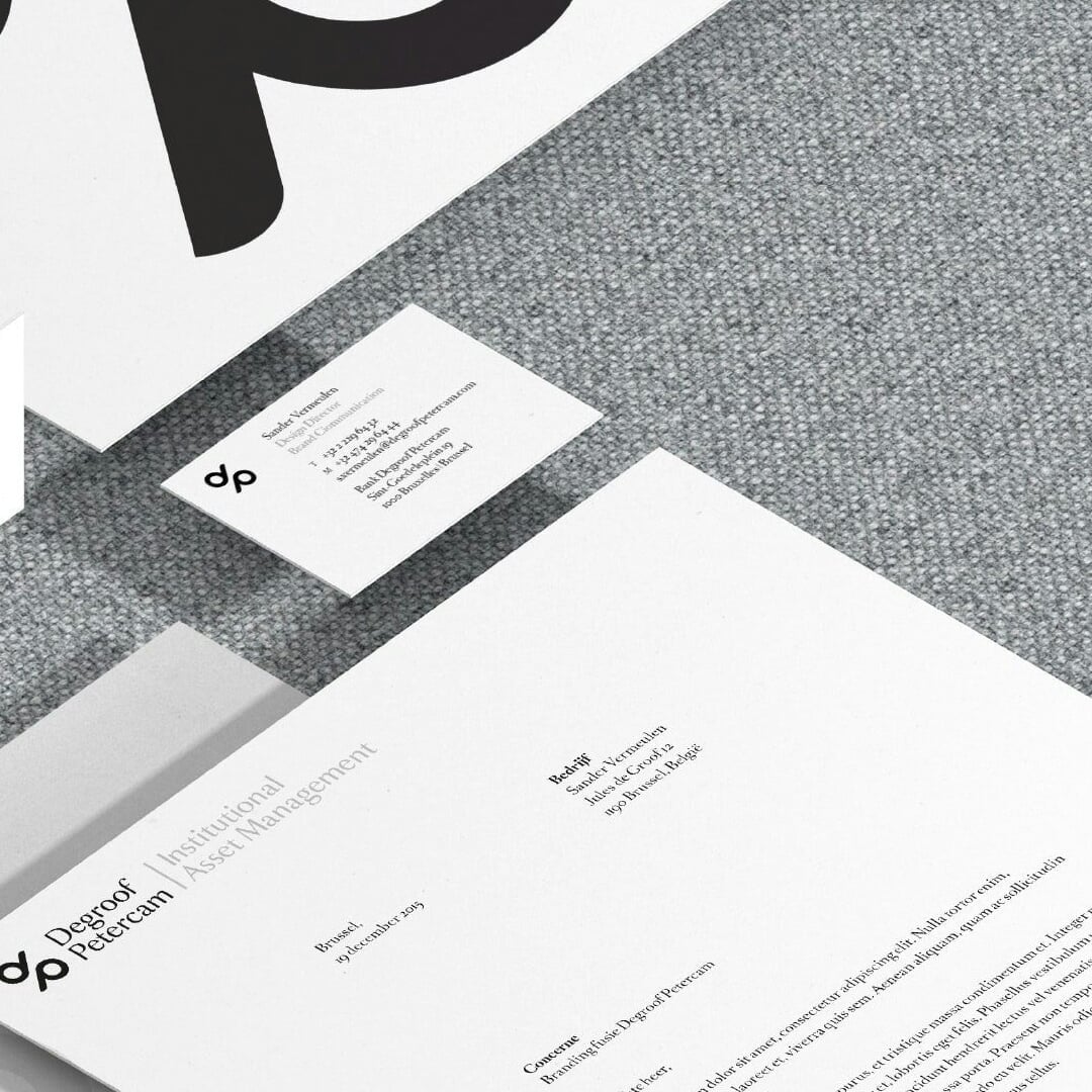 Brand Identity for Degroof Petercam Merger