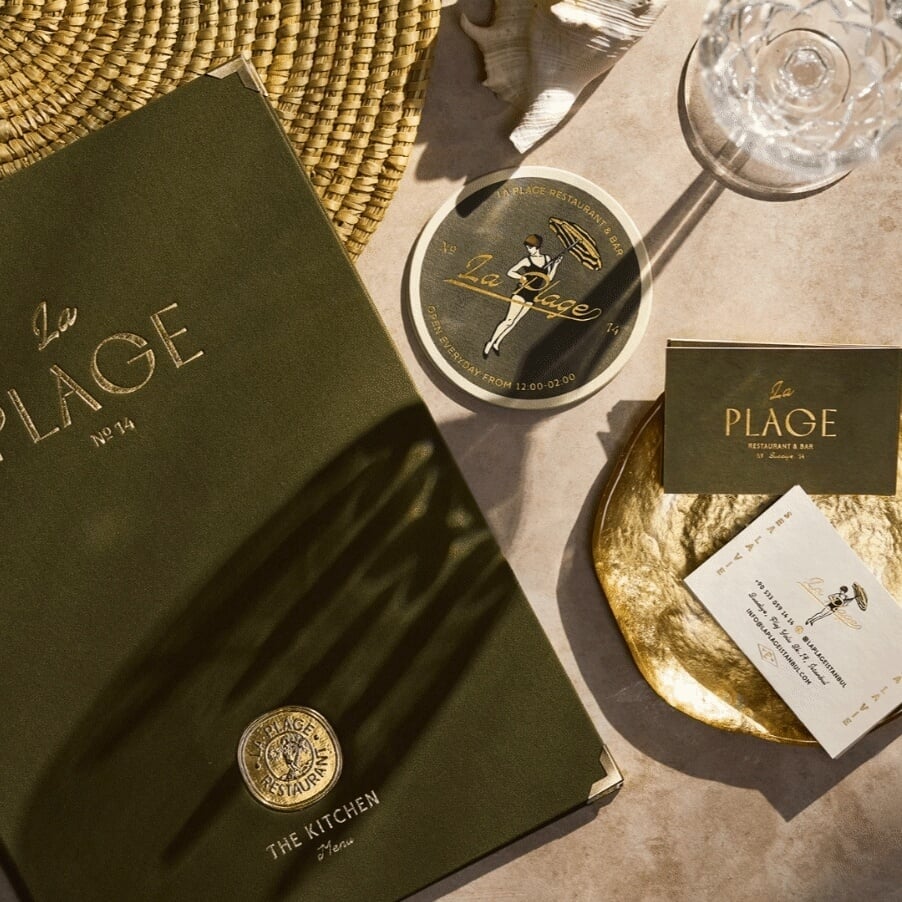 Brand Identity for La Plage No.14 Restaurant