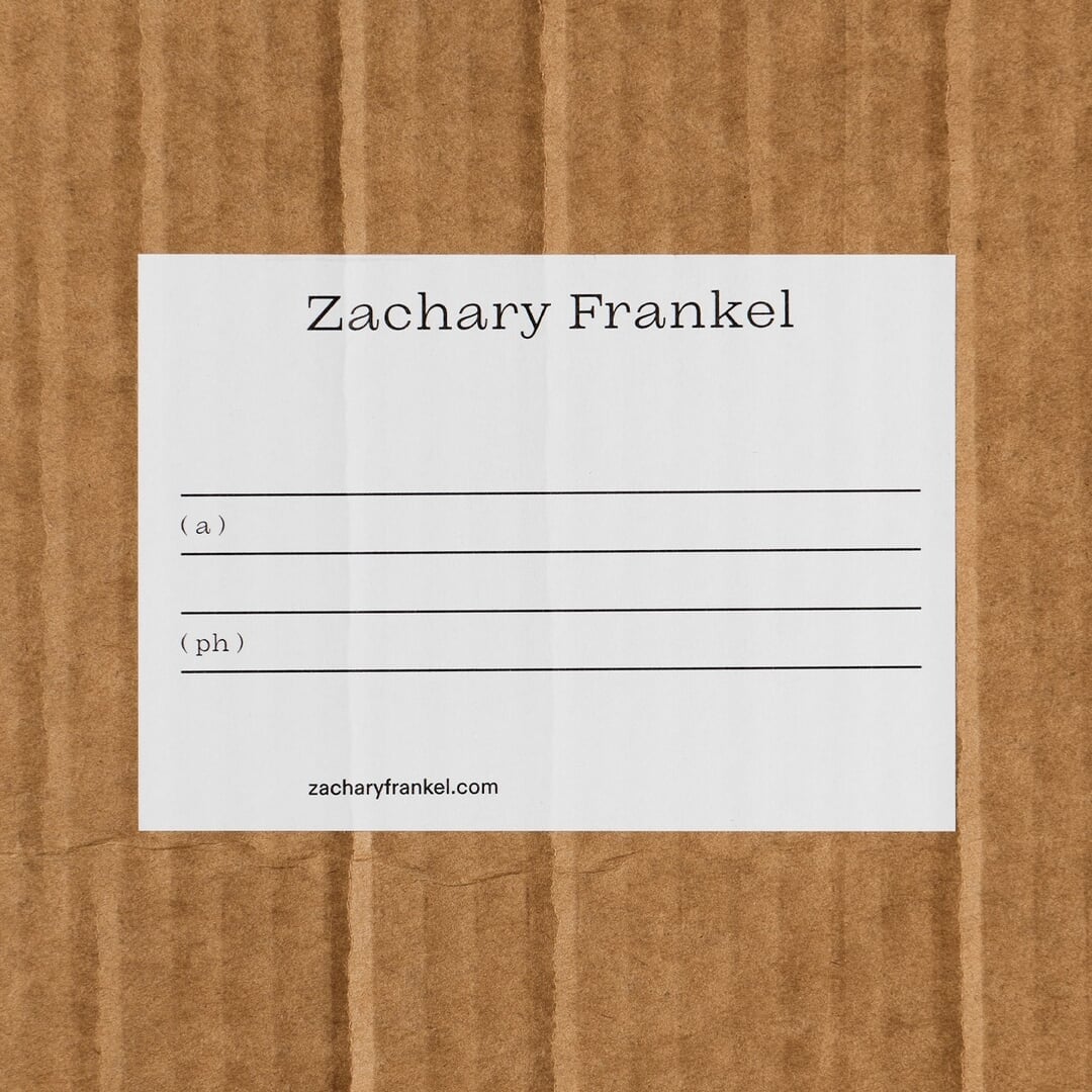 Brand Identity for Zachary Frankel