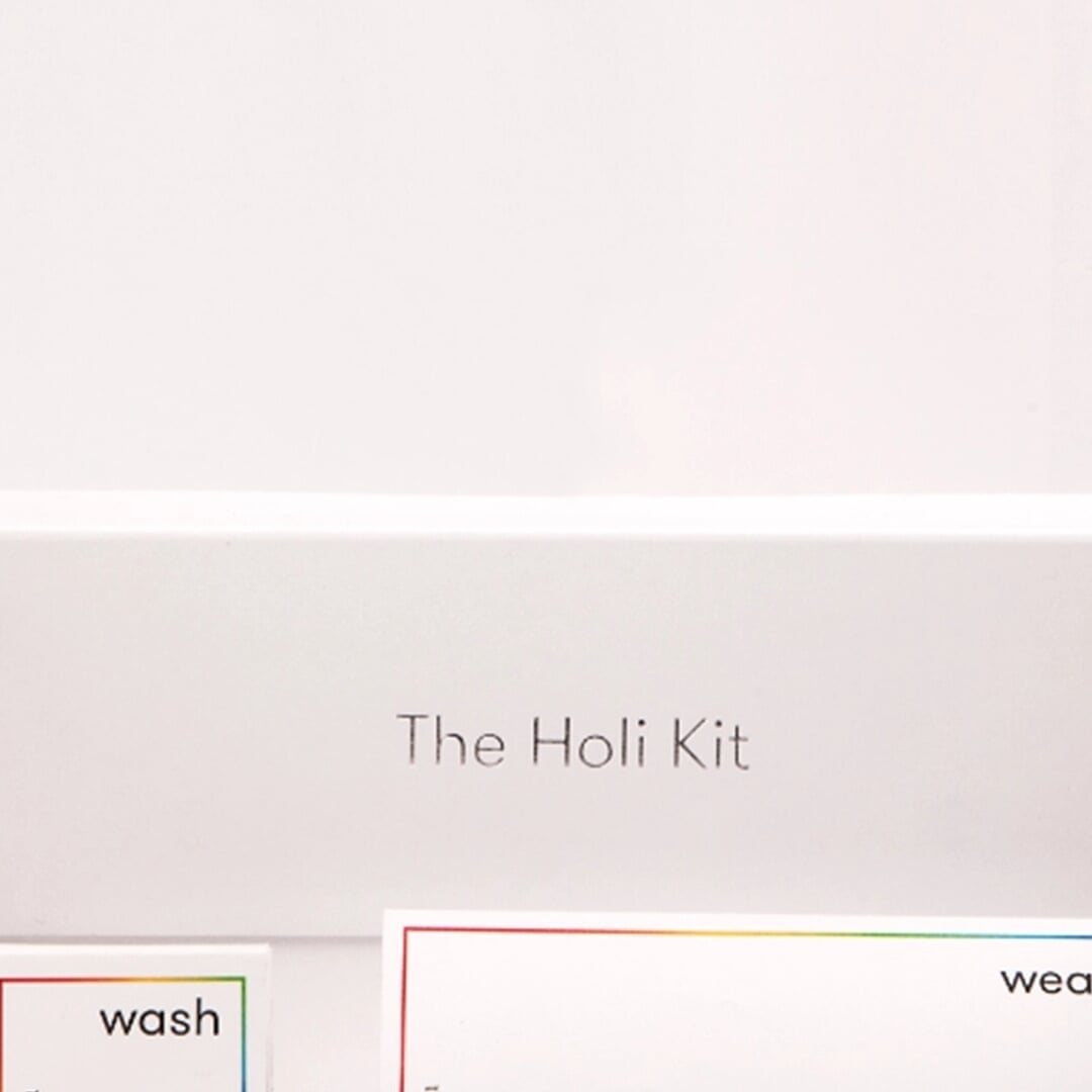 Brand Identity and Packaging for Modern History Holi Kit